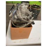 Box of miscellaneous face shields