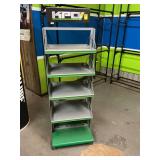 Kawasaki performance oils, metal display rack. 22 x 67 x 19.