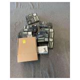 Grouping of office phones and a tarot barcode scanner as shown