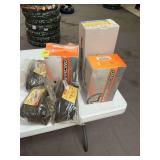 Group of six motorcycle tube, sizing as shown