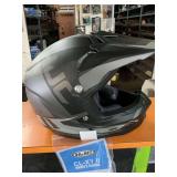 HJC youth large, black and two-tone grey motorcycle helmet