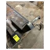 Grey motorcycle lift in working condition