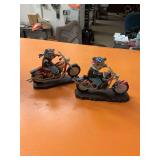 2 Born to Ride sculptures