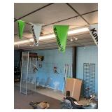 Kawasaki flag banner ￼(damage to some, covering approximately 20 foot)