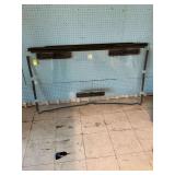 ATV windshield 59 x 35, slight cracking around top bolts