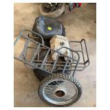 Miscellaneous parts, tires, racks, and gas tanks