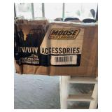 Moose ATV UTV folding windshield..new in box.  See picture for description