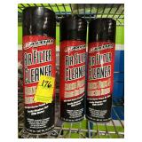 Maxima racing air filter cleaner, set of three cans