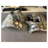 Camouflaged plastics for a Yamaha four wheeler..