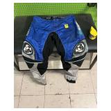 Men’s size 42 racing pants, Thor, blue and silver
