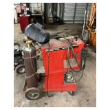 Snap on Mig welder with tank and helmet