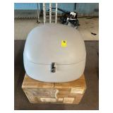 Primered motorcycle trunk 20 x 20 x 12