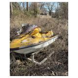 Kawasaki jet ski on dolly. No engine