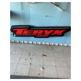 Teryx hanging sign.. 68x16x5. Needs new ballast..it is currently flickering