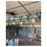 Yamaha flag banner (covering approximately 36 feet)