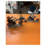 Three Ruffrider collections sculpture.