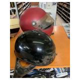 Red and black helmets . See photos.