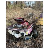Kawasaki 1100 jet ski STX, no engine, parts only, trailer included -needs tires