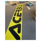 Cloth Acerbis banner..new in box 19ft x 32”