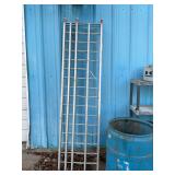 Set a folding aluminum ramps. Each side is 24 x 92.