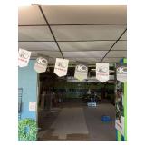 Kimco flag banner. (this is covering approximately 16 feet)