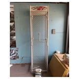 Joe rocket metal display rack. 24 1/2 square.X 97