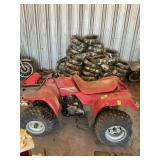 Kawasaki Bayou four wheeler, non-running, see photos