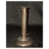 American 19th Century Iron Hogscraper Push Up Candlestick…..6-1/2” tall
