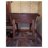 Antique Primitive Farmhouse Wooden Dough Box…..31-1/2 x 15 x 27-1/2 tall