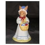 Vintage Royal Doulton "Mrs. Bunnykins Easter Parade" Porcelain Figurine…..4-1/2” tall
