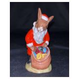 Vintage Royal Doulton “Santa Bunnykins” Porcelain Figurine…..4-1/2” tall
