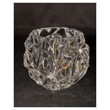 Tiffany Rock Cut Votive Candleholder in original box with original label on bottom…3” tall…..appears to be NIB