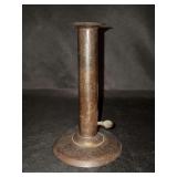 American 19th Century Iron Hogscraper Push Up Candlestick…..6-1/2” tall