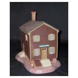 First Edition Lang & Wise Ltd. Lighted Nicolson Store collectible figurine, part of the Colonial Williamsburg series…. in original box.