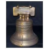 Vintage 1976 Philadelphia Heritage Whiskey Bicentennial Liberty Bell Decanter Liberty Bell….22k Gold….cork is intact