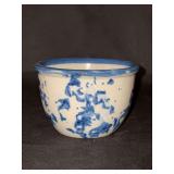 19th Century Sponge Ware Custard Cup…..4”D x 2-3/4” tall…..marked $135