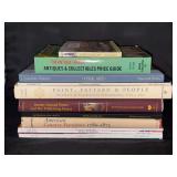 Grouping of books relating to Folk Art, Antiques, American Country Furniture, Antiques Magazine