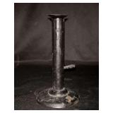 Antique Early American Hog Scraper candlestick…..7” tall