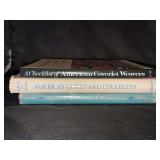 Grouping of books relating to American Coverlets, Quilt’s and Coverlets and Historic Needlework of Pennsylvania