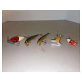 Grouping of (5) vintage lures