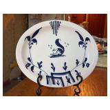 Christiana Campbell’s Tavern Squirrel Colonial Williamsburg Oval Platter…..11-1/2 x 9