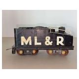 Vintage ML&R (O Gauge) Train Tender…..there is rust on axles