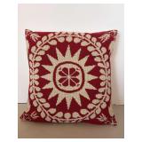 13” square Williamsburg throw pillow by Goodwin Weavers
