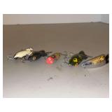 Grouping of (5) vintage lures