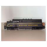 NEW Associated Hobby Manufacturers BL-2 Western Maryland HO Locomotive…..in original box (protective front is torn)