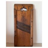 Antique Pennsylvania Dutch Wooden Mandolin (currently used as wall decor)…..7-1/4”w x 16-1/2” tall