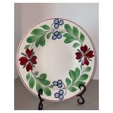 Vintage Staffordshire England Spatterware Serving Bowl….10-1/4”D