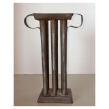 Antique Primitive medal tapered candle mold….11” tall