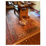 Karastan Williamsburg Rug - 5.8 x 8.11 - Pattern 552 USHAK - 100% wool fiber - Collection of Colonial Williamsburg Foundation - does need cleaned