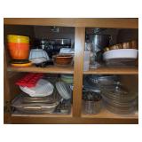 Contents of kitchen cabinet